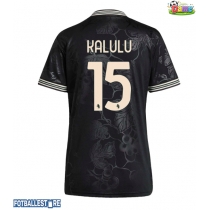 Juventus Pierre Kalulu #15 Tredjedrakt Dame 2025-26 Kortermet